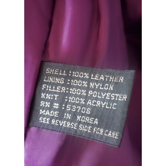 Foxrun Vintage Bomber Suede Jacket front pockets snap buttons in Black Size Larg - Picture 11 of 11